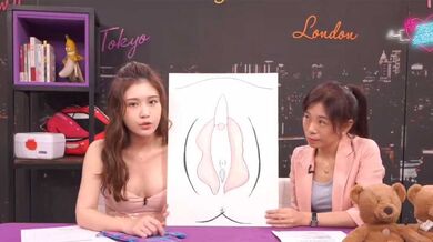 台湾深夜保健室 性技新课流出 如何帮女生口爱 童老师联手巨乳妹现场演示 OAZ三部曲直攻G点！