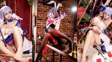 极品巨乳福利姬 阿雪雪 COS初音+崩坏 大尺度私密写真流出 巨乳长腿身材性感 搔首弄姿极致诱惑！